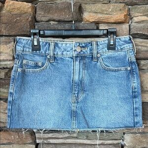 PacSun Blue Denim Mini Skirt